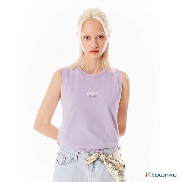 Basic Sleeveless Top [Light Purple] - OUR K - POP