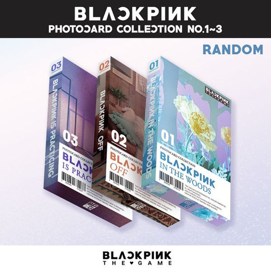 BLACKPINK - THE GAME PHOTOCARD COLLECTION No.1~3 (Random Ver.) - OUR K - POP