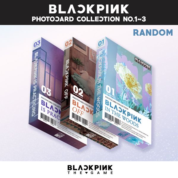 BLACKPINK - THE GAME PHOTOCARD COLLECTION No.1~3 (Random Ver.) - OUR K - POP