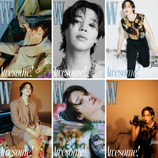 BTS JIMIN COVER W KOREA MAGAZINE 2023 VOL.2 ISSUE - OUR K - POP