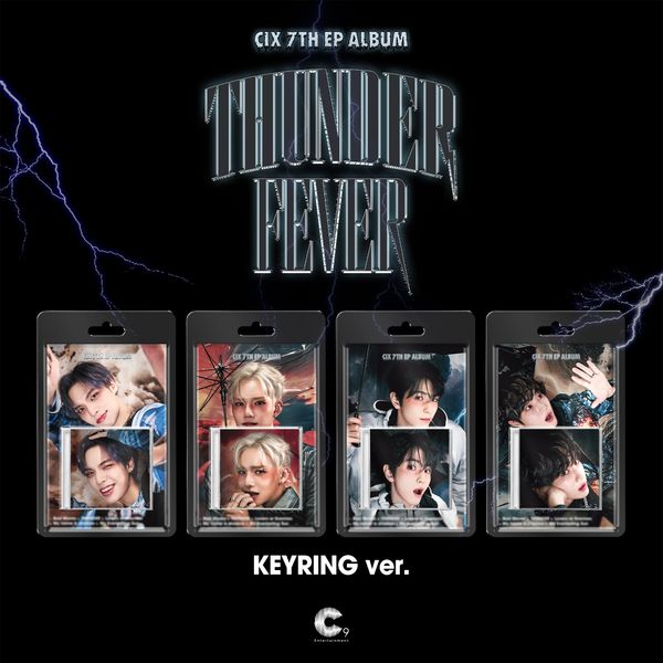 CIX - 7th EP Album [THUNDER FEVER] (Keyring Album) (Random Ver.) - OUR K - POP