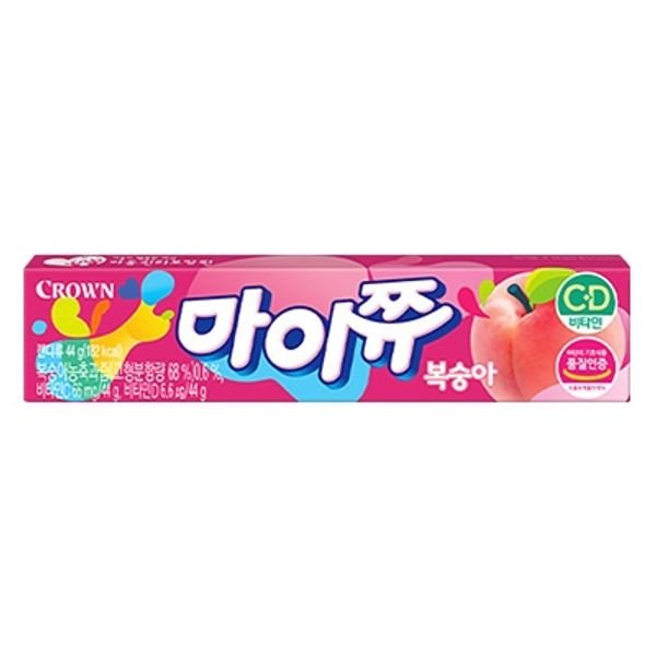 [CROWN] - Mychew Peach 44g - OUR K - POP