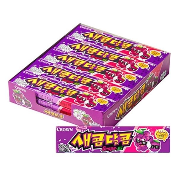 [CROWN] - Saekomdalkom Candy Grape 29g - OUR K - POP