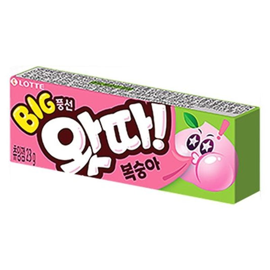 [Lotte] - wellfood Watta Gum Peach 23g