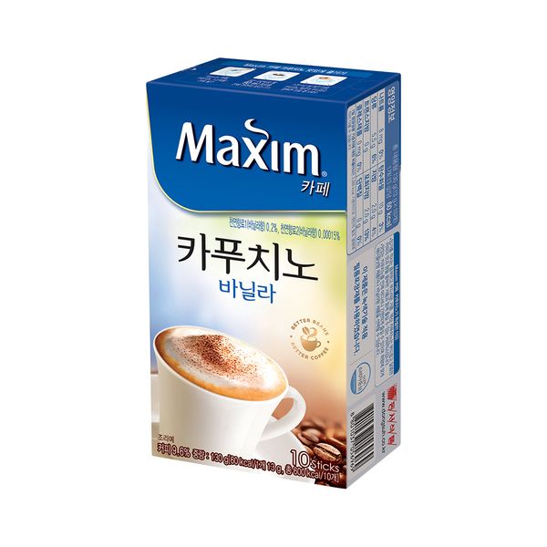 [DONGSUH] Maxim Cafe Cappuccino Vanilla 10T - OUR K - POP