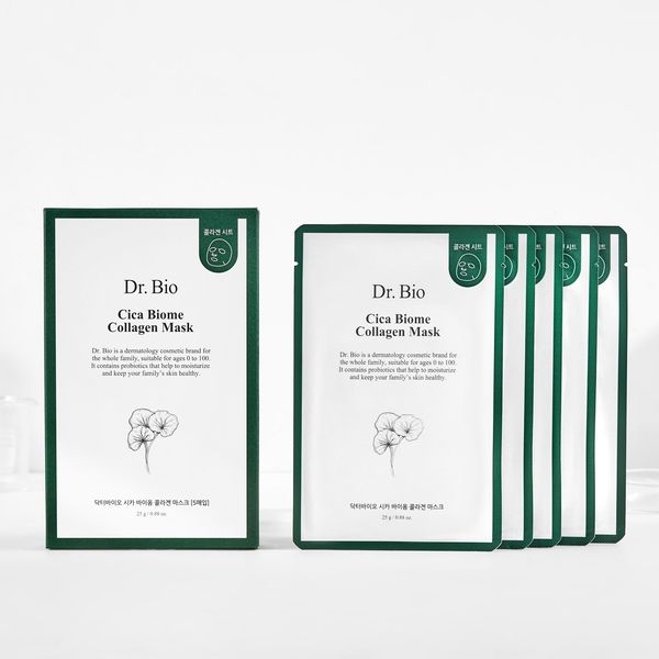 [Dr.Bio] Cica Biome Collagen Mask (5ps) - OUR K - POP