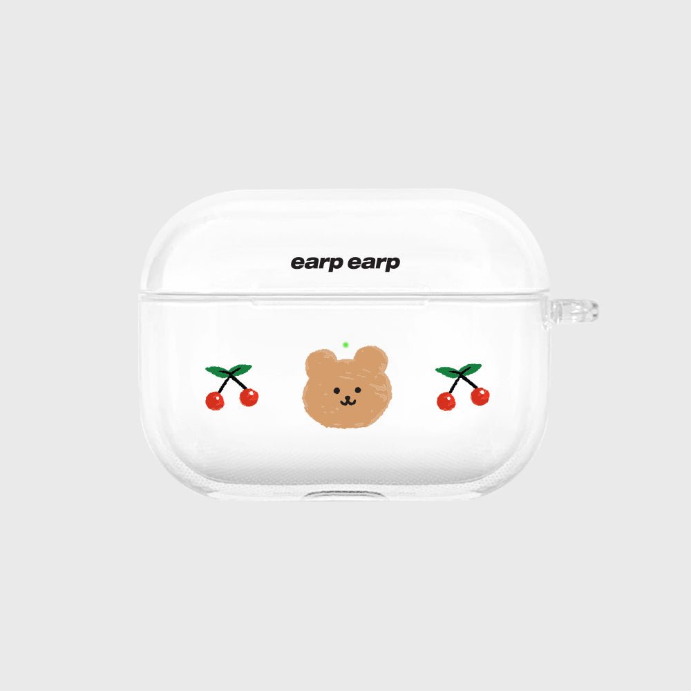 [earpearp] Cherry covy - clear (air pods pro) - OUR K - POP