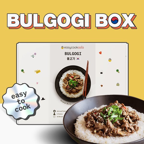 EasyCookAsia bulgogi Box, Your Korean DIY Cook Box - OUR K - POP