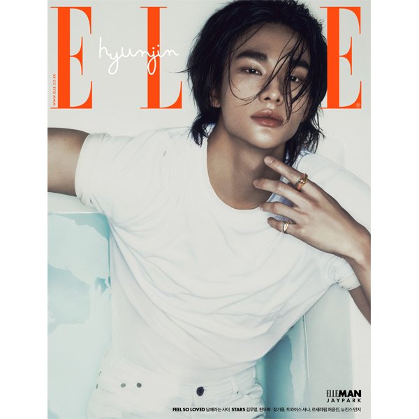 ELLE 2024.05 C Type (Cover : Stray Kids : HYUNJIN / Contents : HYUNJIN, NewJeans : MINJI, HUH YUNJIN, SANA) - OUR K - POP