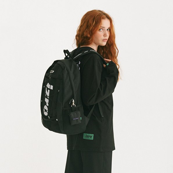 [EXO : SEHUN, WJSN : EXY, Moon Sang Min] Almostlbue X Izro Backpack [Black][CN] - OUR K - POP