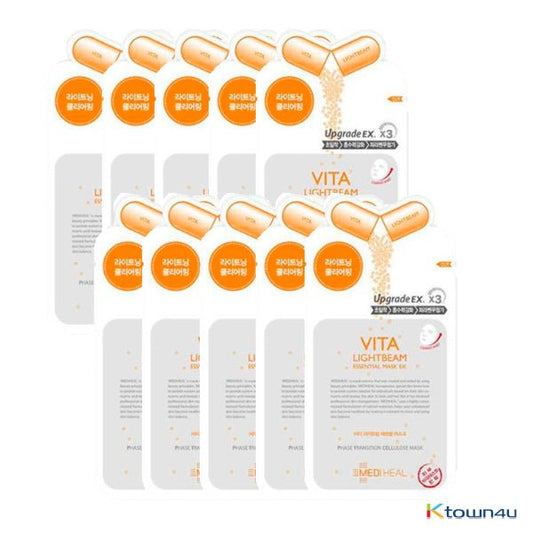 [Expiring soon] Vita Lightbeam Essential Mask Ex *10ea - OUR K - POP