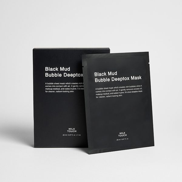 [Milk Touch] Black Mud Bubble Deeptox Mask 20ml * 5ea