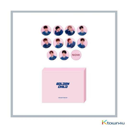 Golden Child - ONTACT CONCERT NOW OFFICIAL GOODS_PIN BUTTON SET - OUR K - POP