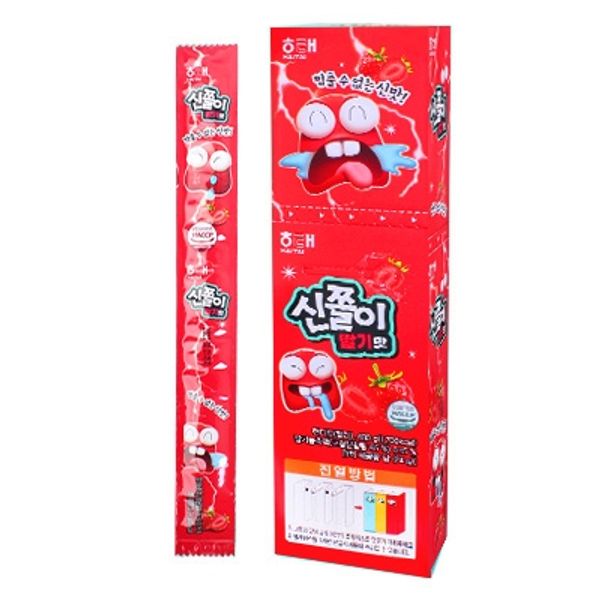 [HAITAI] - Sweet and Sour Jelly Stick Strawberry 24g - OUR K - POP