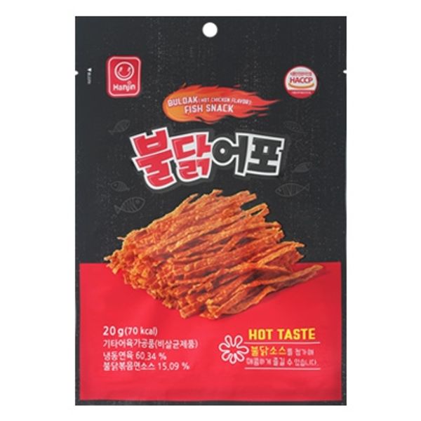 [Hanjinfood] - Buldak Fish Snack 20g - OUR K - POP
