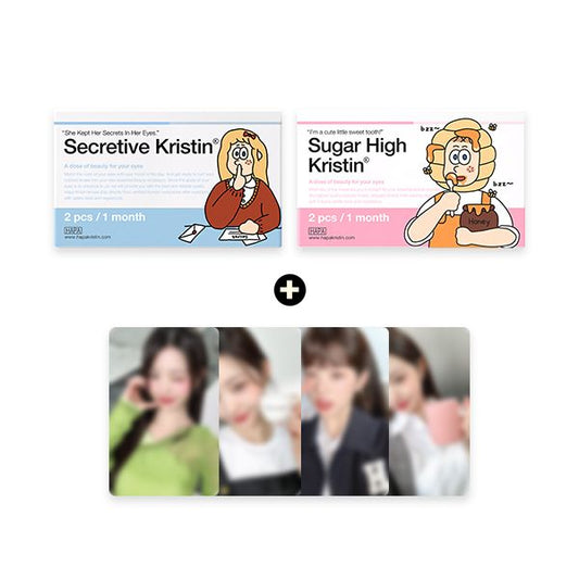 [Hapa Kristin 8th] Secretive Kristin olive + Sugar High Kristin beige Set 3.00 - OUR K - POP