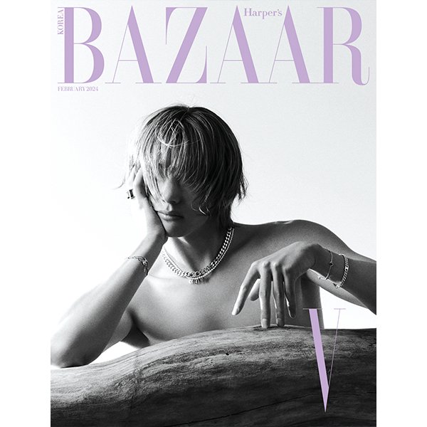 HARPER'S BAZAAR 2024.02 B Type (Cover : V / Content : V 20p) - OUR K - POP