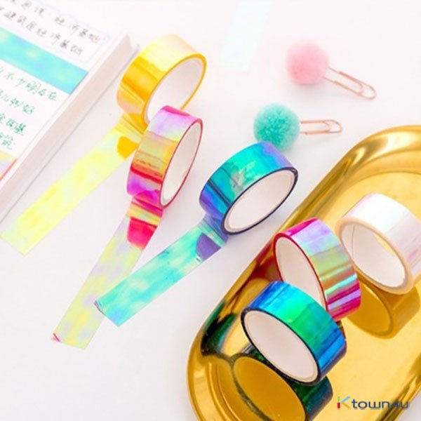 Holographic Masking tape(6color) - OUR K - POP