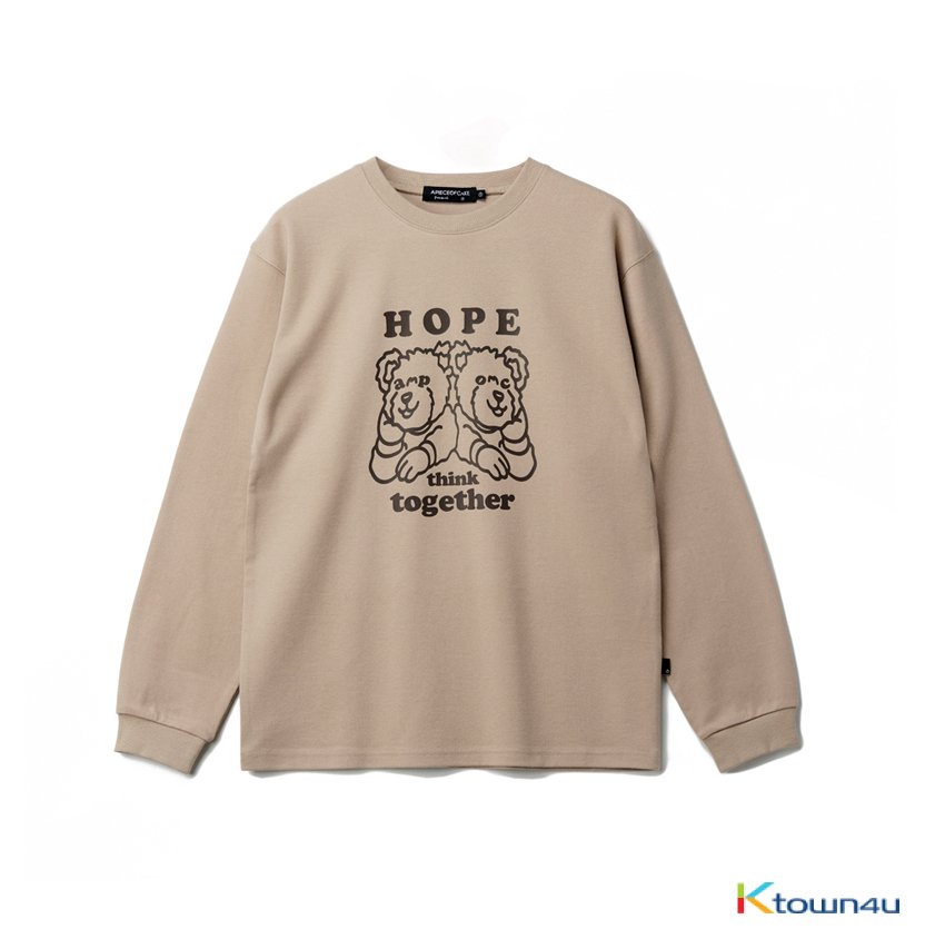 HTT Longsleeve [Beige] - OUR K - POP