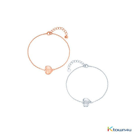 [KIND] BLACKPINK - HEART LOGO BRACELET - OUR K - POP