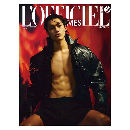 L'OFFICIEL HOMMES 2024 SPRING / SUMMER B Type (Cover : 마씨유시모노) - OUR K - POP