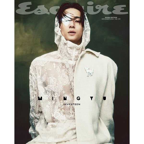 [Magazine] [24 - 12 - 03] ESQUIRE 2024.12 C Type (Cover : SEVENTEEN : MINGYU / Content : SEVENTEEN : MINGYU 16p, ByeonWooseok 12p, Song Geonhee 10p) - OUR K - POP