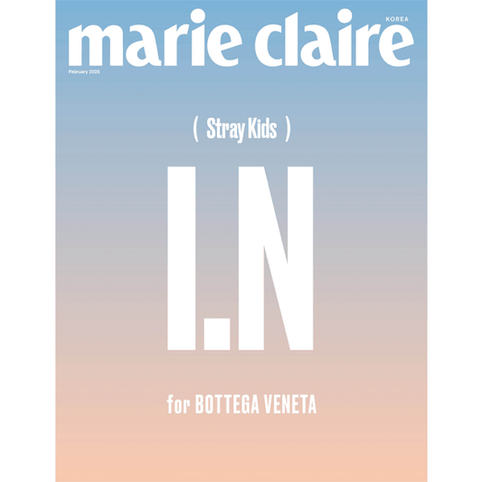 [Magazine] [25 - 01 - 21] Marie claire 2025.02 B Type (Cover : Stray Kids : I.N) - OUR K - POP