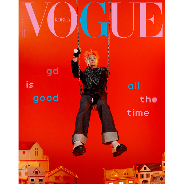 [Magazine] [25 - 01 - 24] VOGUE 2025.02 F Type (Cover : G - DRAGON / Content : G - DRAGON 30p) - OUR K - POP