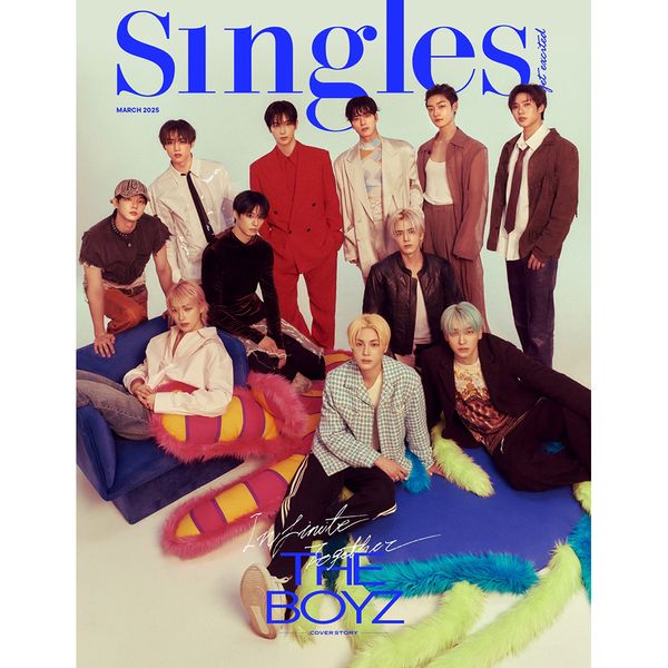 [Magazine] [25 - 02 - 21] Singles 2025.03 A Type (Cover : THE BOYZ) - OUR K - POP