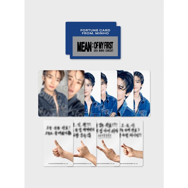 MINHO - [MEAN : of my first MD] FORTUNE SCRATCH SET (RANDOM) - OUR K - POP