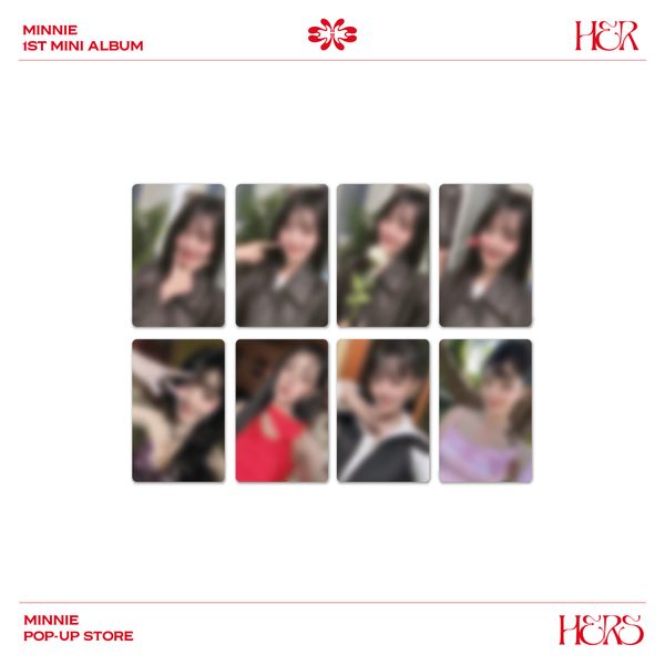 MINNIE ((G)I - DLE) - [HERS POP - UP MD] PHOTO CARD SET - OUR K - POP