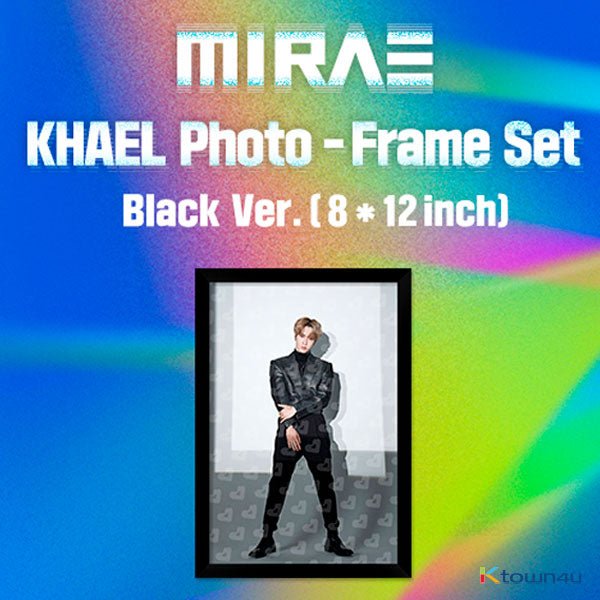 MIRAE - KHAEL Stand Photo - Frame Set (BLACK Ver.) - OUR K - POP