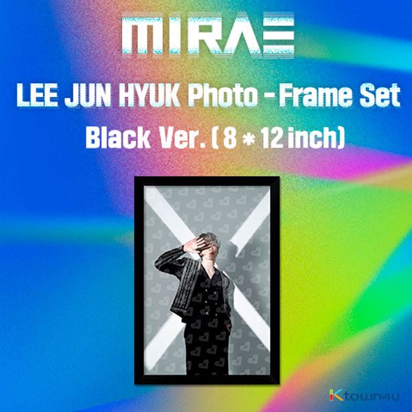 MIRAE - LEE JUN HYUK Stand Photo - Frame Set (BLACK Ver) - OUR K - POP