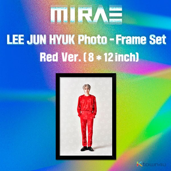 MIRAE - LEE JUN HYUK Stand Photo - Frame Set (RED Ver.) - OUR K - POP