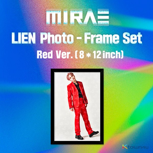 MIRAE - LIEN Stand Photo - Frame Set (RED Ver.) - OUR K - POP