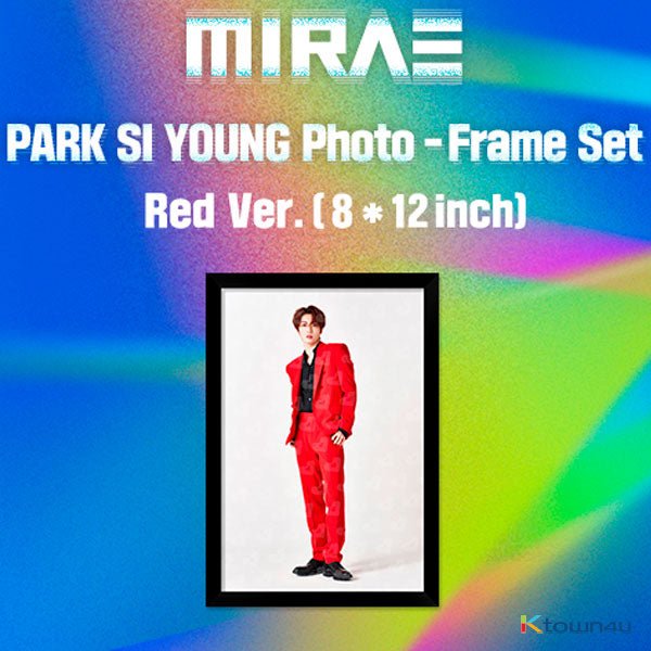 MIRAE - PARK SI YOUNG Stand Photo - Frame Set (RED Ver.) - OUR K - POP