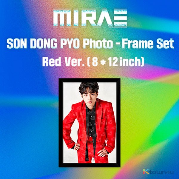 MIRAE - SON DONG PYO Stand Photo - Frame Set (RED Ver.) - OUR K - POP