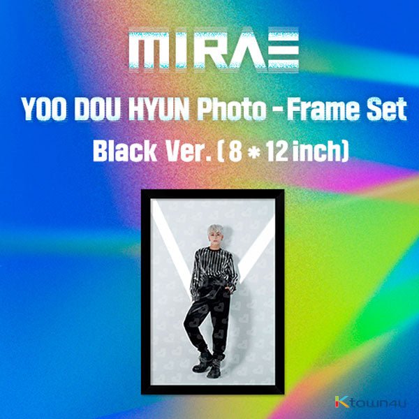 MIRAE - YOO DOU HYUN Stand Photo - Frame Set (BLACK Ver.) - OUR K - POP