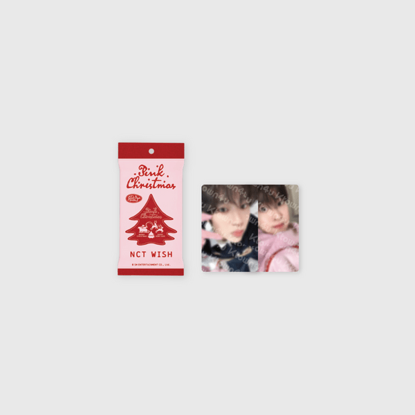 NCT WISH - [2024 PINK CHRISTMAS] PINK CHRISTMAS PHOTO CARD RANDOM PACK - OUR K - POP