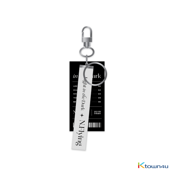 [N.Flying] N.Flying - 1st Photo Book : Light in the Dark - Label Keyring - OUR K - POP