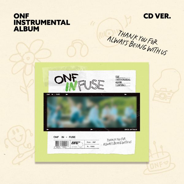 ONF - ONF INSTRUMENTAL ALBUM [INFUSE] (CD ver) - OUR K - POP