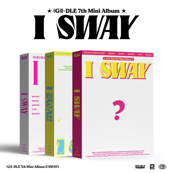 [Online Lucky Draw Event] [3CD SET] (G)I - DLE - 7th Mini Album [I SWAY] **NON - REFUNDABLE** - OUR K - POP