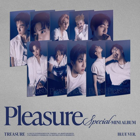 [Online Lucky Draw Event] (CHOI HYUNSUK) TREASURE - SPECIAL MINI ALBUM [PLEASURE] [BLUE VER.] **NON - REFUNDABLE** - OUR K - POP