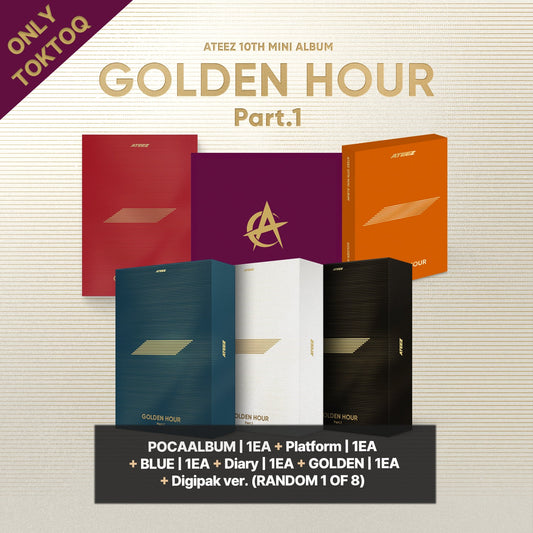 ATEEZ - GOLDEN HOUR : PART.1 10TH MINI ALBUM TOKTOQ GIFT TOKTOQ SET VER.