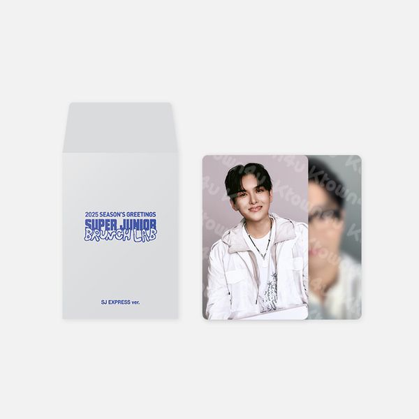 [Pre - order] SUPER JUNIOR - [2025 SM ARTIST SEASON'S GREETINGS MD] RANDOM TRADING CARD (B Ver.) - OUR K - POP