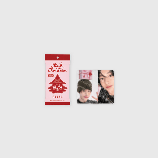 RIIZE - [2024 PINK CHRISTMAS] PINK CHRISTMAS PHOTO CARD RANDOM PACK - OUR K - POP