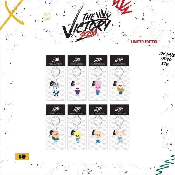 [SKZOO] ACRYLIC KEY RING [STRAY KIDS x SKZOO THE VICTORY] - OUR K - POP