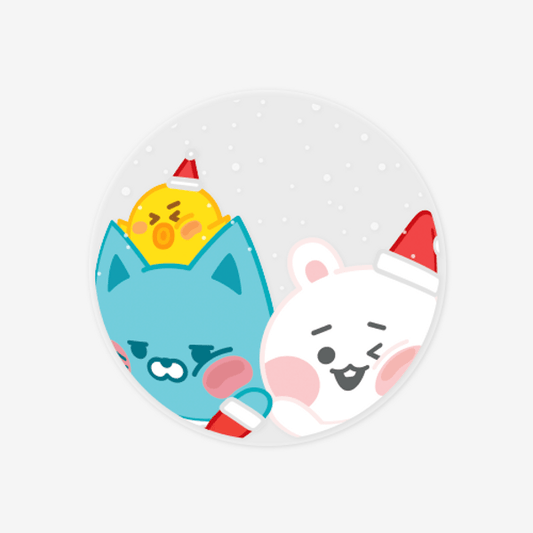 [SPARKY] WHOOPEEZ Christmas Acrylic Coaster - OUR K - POP