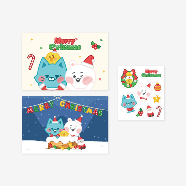 [SPARKY] WHOOPEEZ Christmas Postcard Set - OUR K - POP