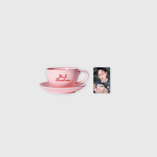 SUPER JUNIOR - [2024 PINK CHRISTMAS] PINK CHRISTMAS CUP & SAUCER SET - OUR K - POP